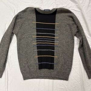 Vintage 80s 90s Peletti Men's Medium Cosby Sweater Wool/Acrylic Blend